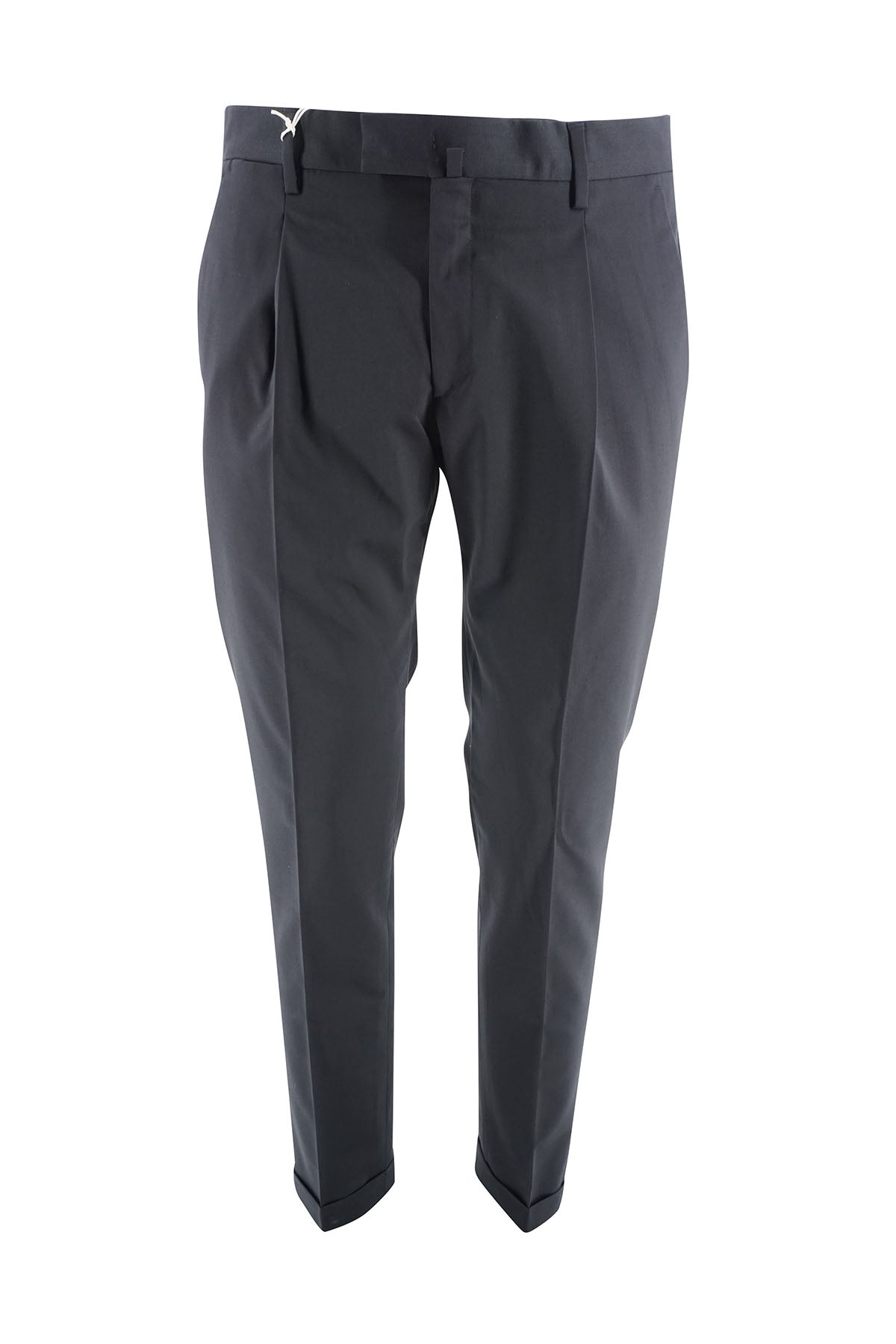 Pantalone Briglia Slim Fit / Nero - Ideal Moda
