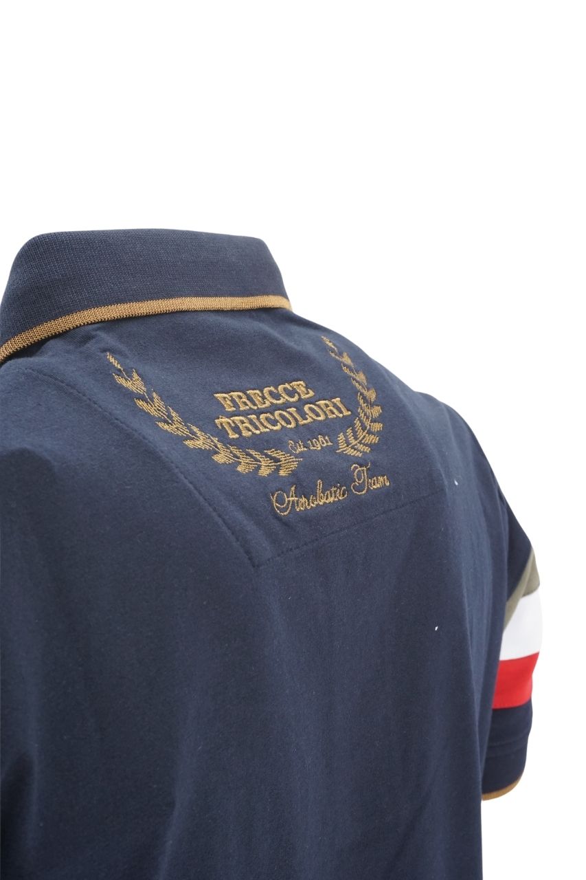 Polo Aeronautica Militare in Jersey / Blu - Ideal Moda