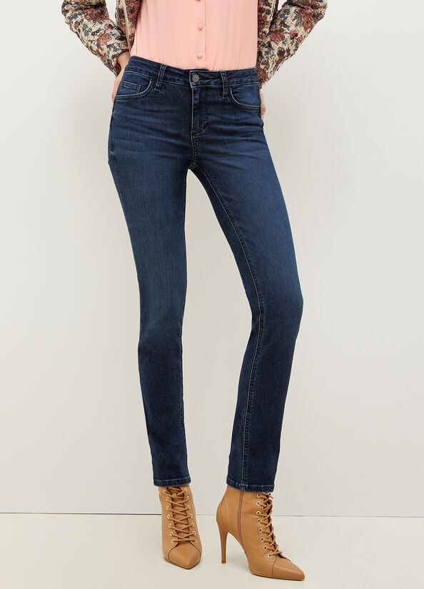 Jeans Slim Fit Bottom Up Liu Jo / Jeans - Ideal Moda