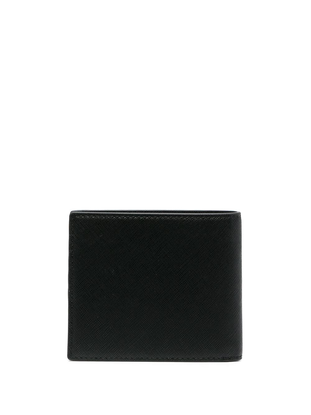 Portafoglio con stampa logo / Nero - Ideal Moda
