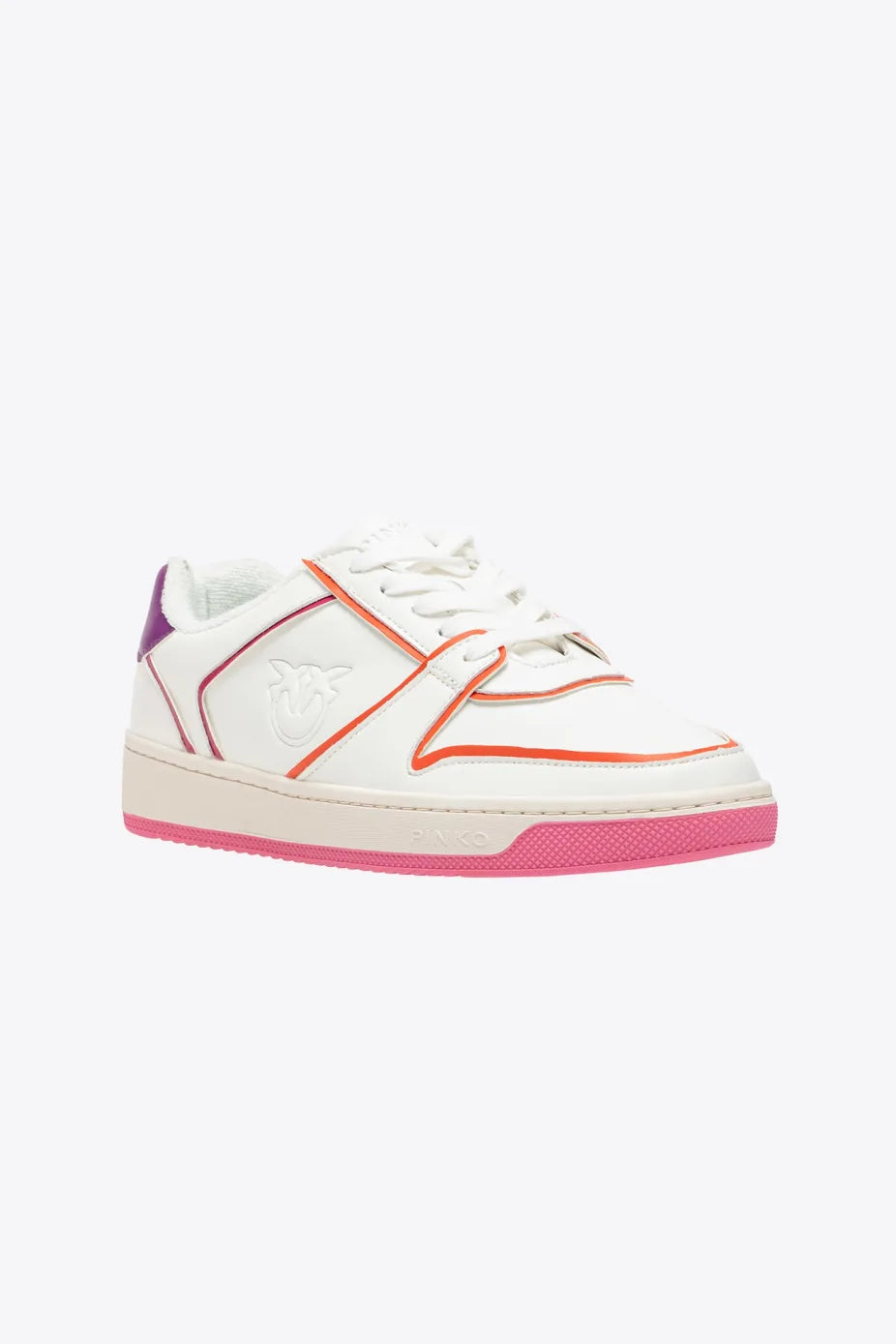 Sneaker with Logo Pinko White