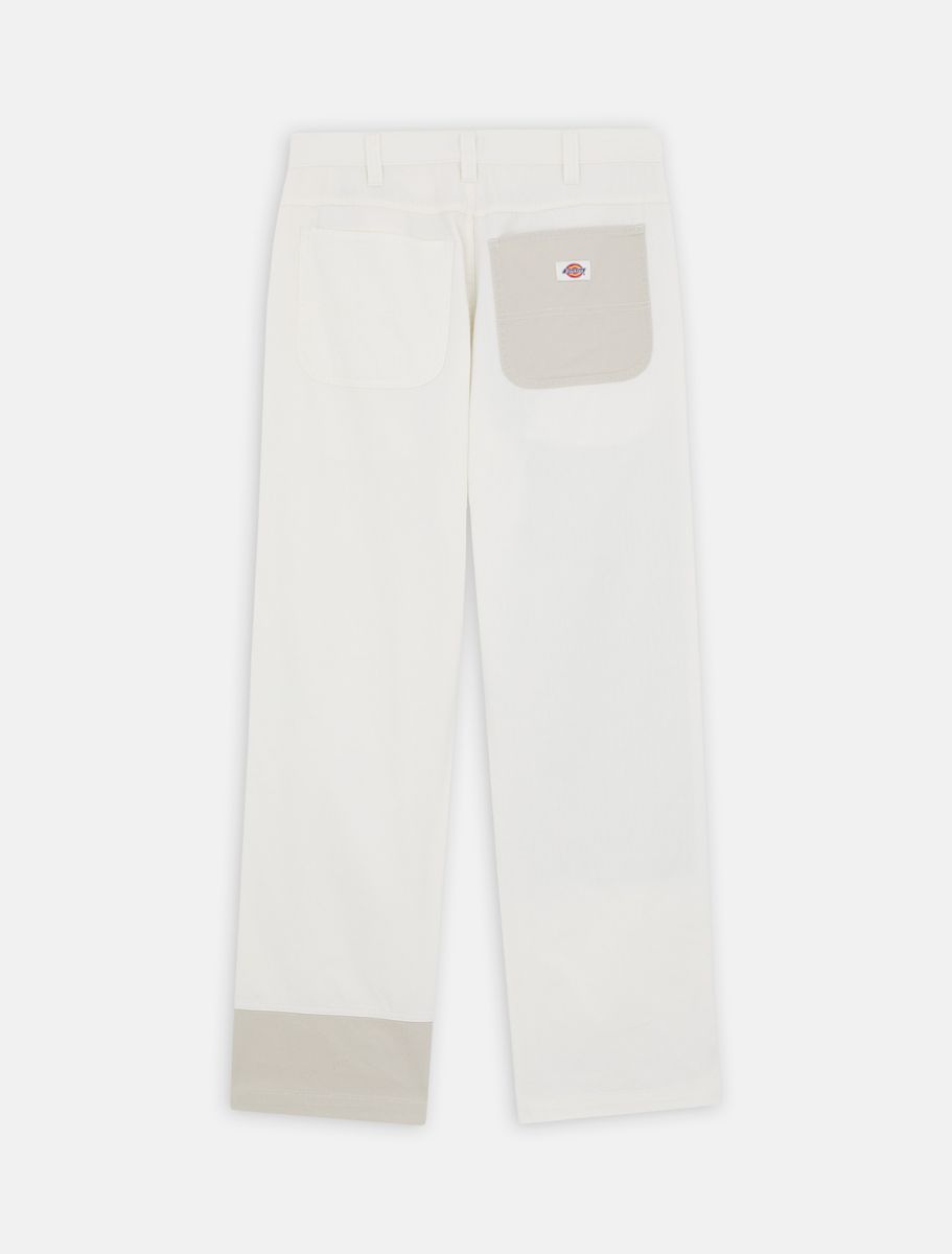 Eddyville Double Knee Dickies Pants / White