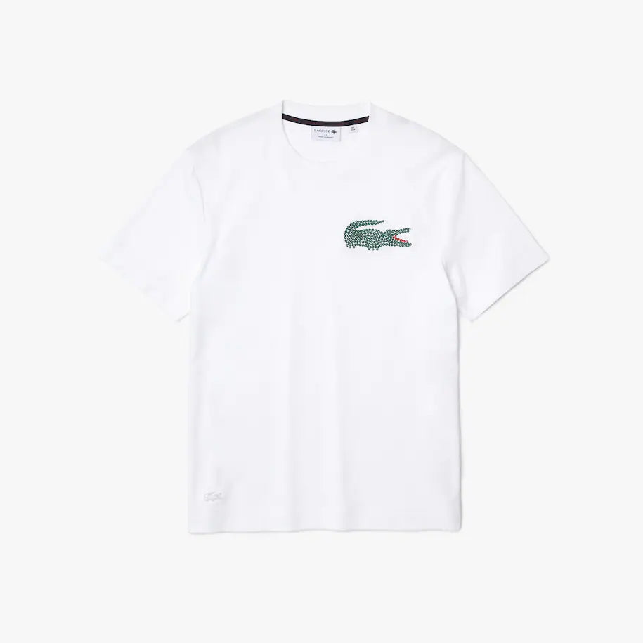 T-Shirt con Logo Lacoste / Bianco - Ideal Moda