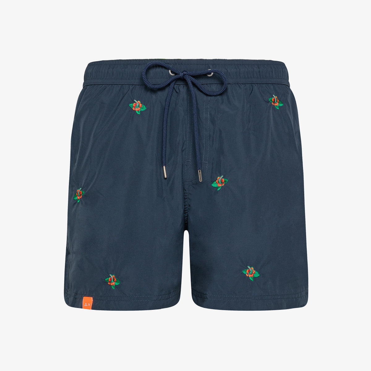 Costume con Ricamo a Contrasto Sun68 / Blu - Ideal Moda