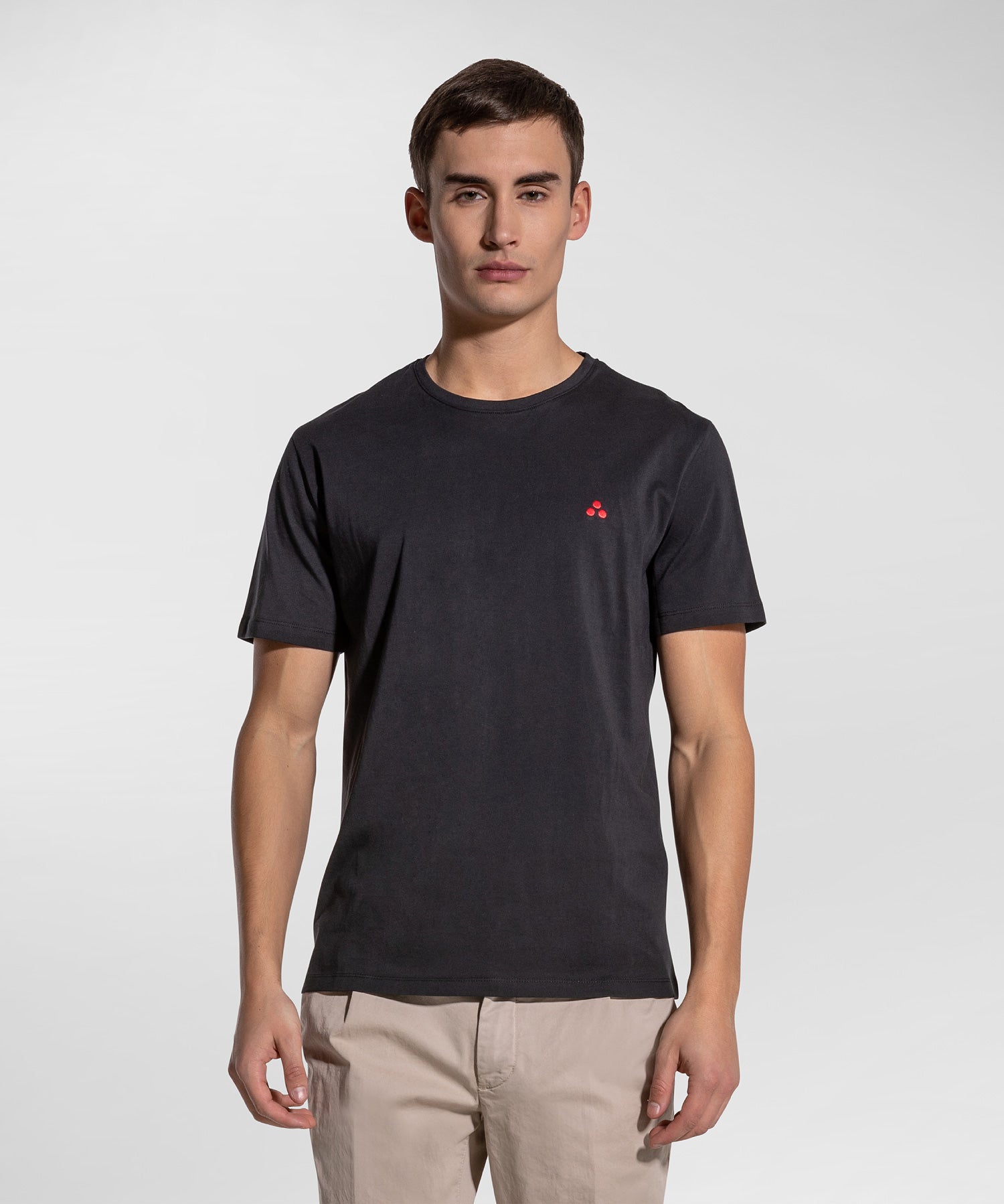 T-Shirt con Stampa / Nero - Ideal Moda