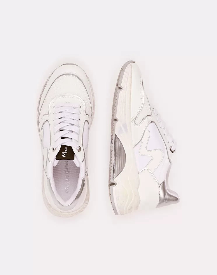 Sneaker Manila Grace con Inserti / Bianco - Ideal Moda