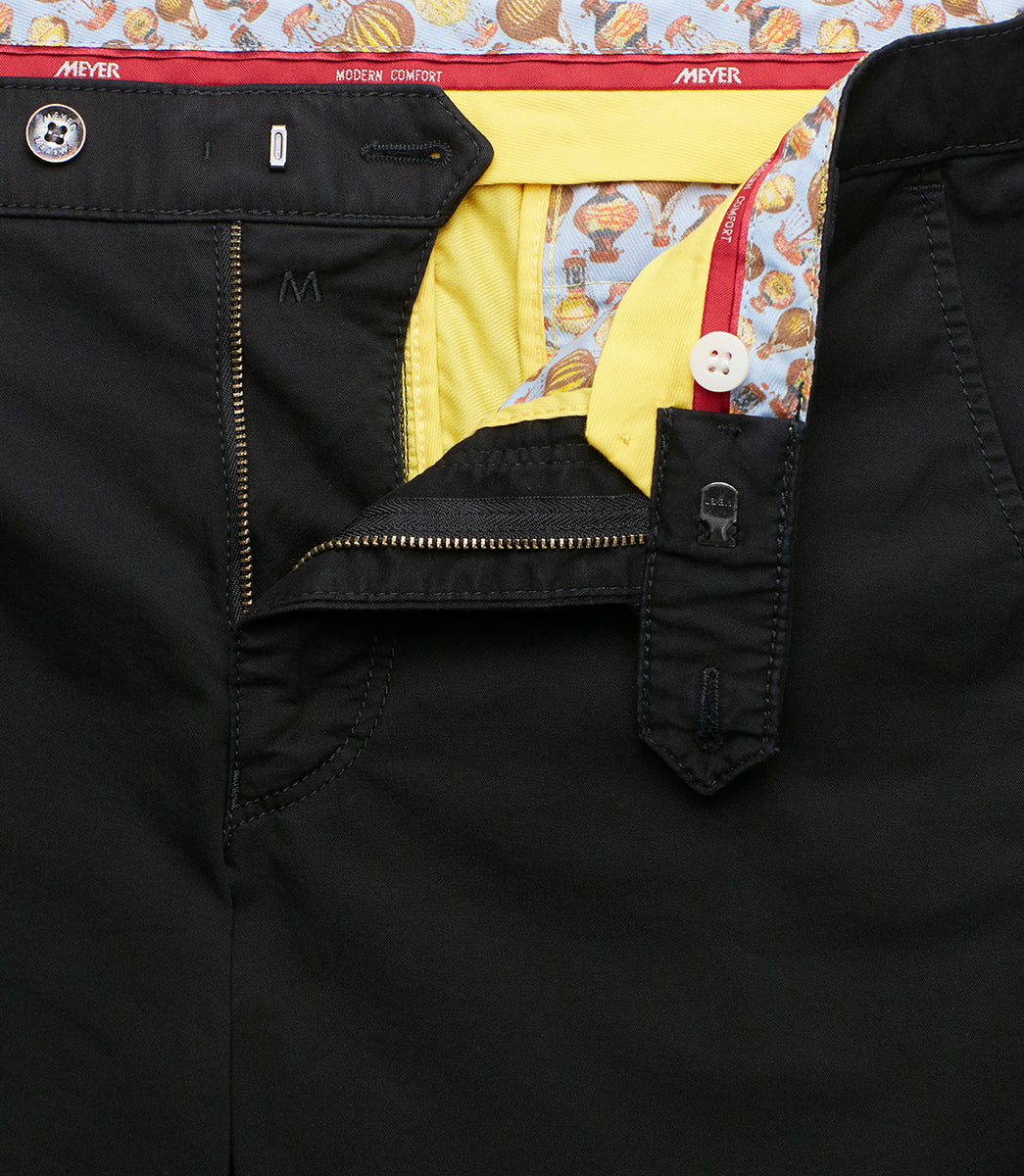 Chino di Cotone / Nero - Ideal Moda