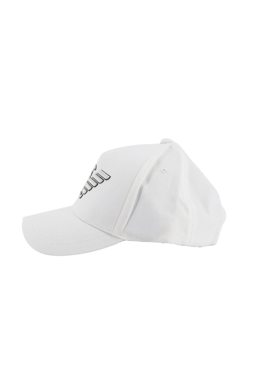 Cappello Emporio Armani con Logo / Bianco - Ideal Moda