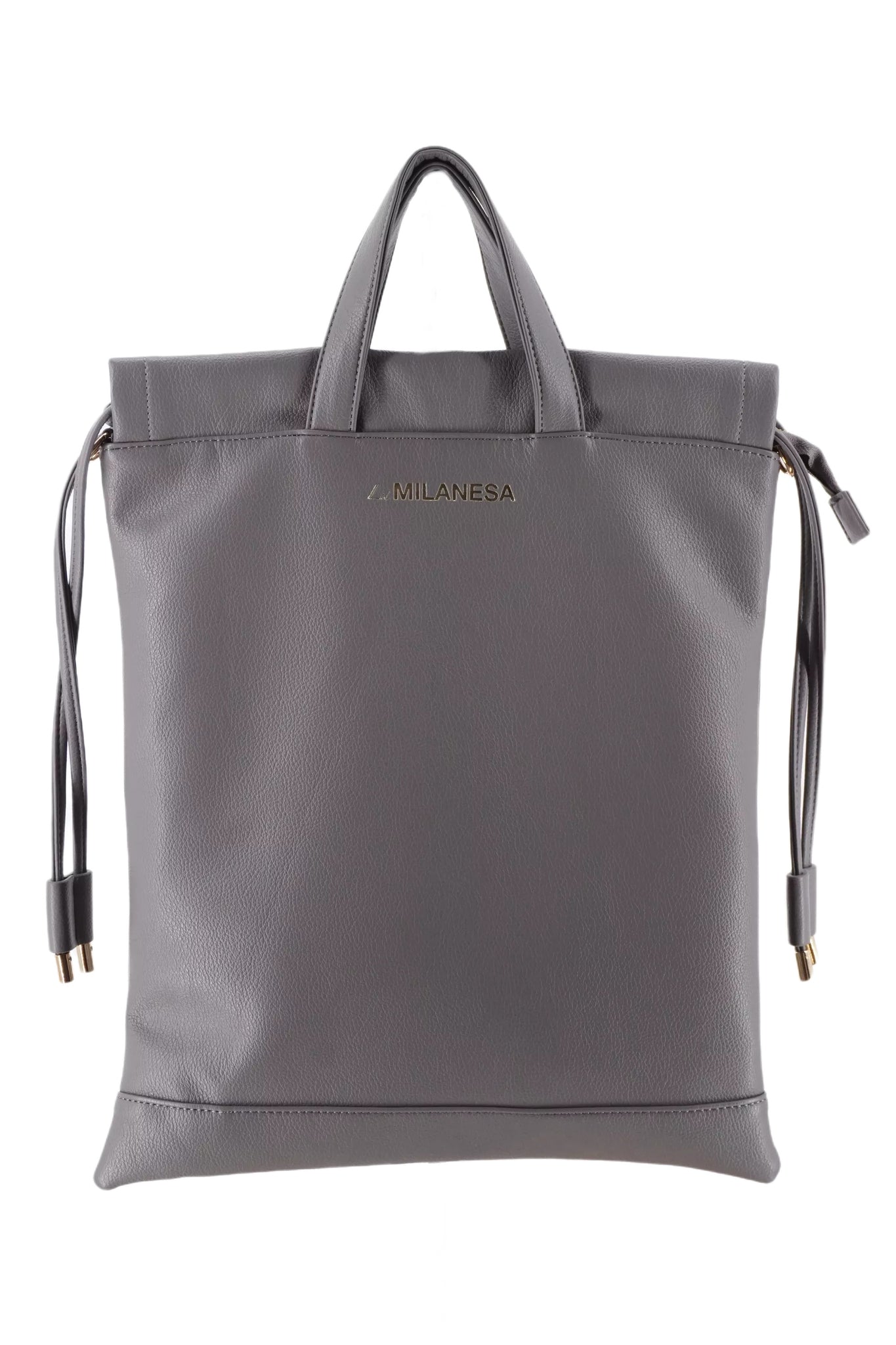 Zaino con Logo La Milanesa / Grigio - Ideal Moda