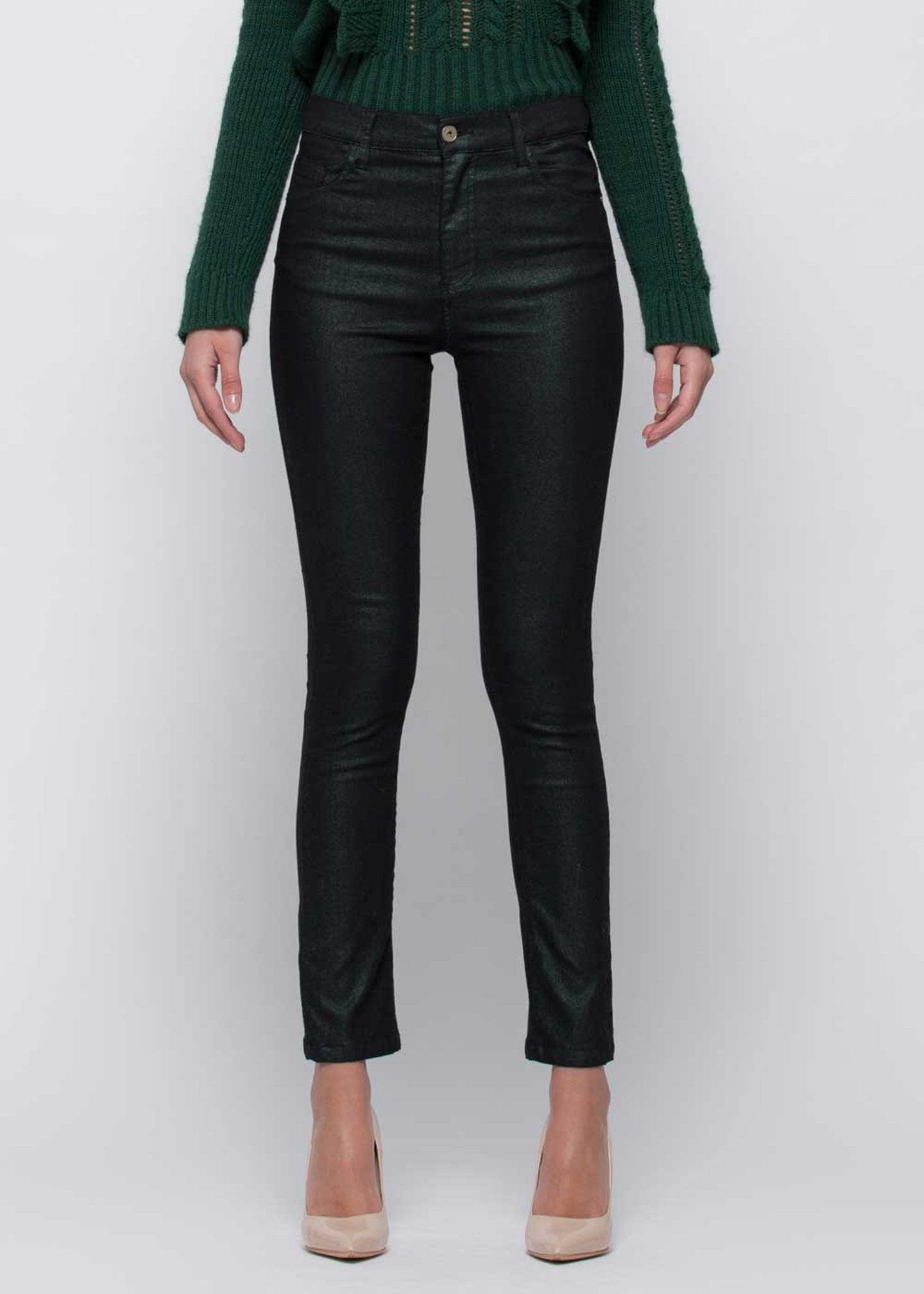 Pantalone Kocca Modello Skinny / Green - Ideal Moda