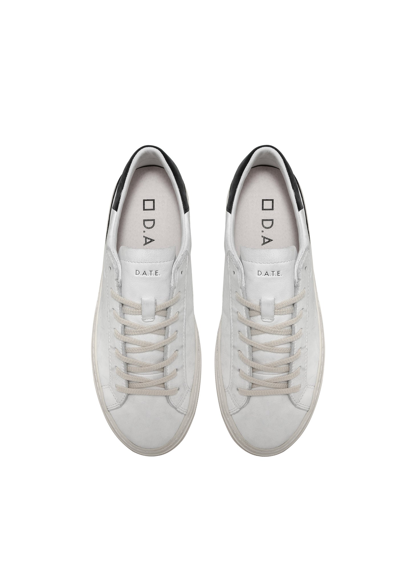 Sneaker in Pelle DATE / Bianco - Ideal Moda