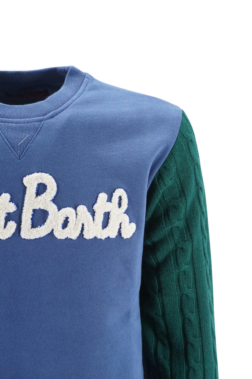 Felpa Mc2 Saint Barth / Blu - Ideal Moda