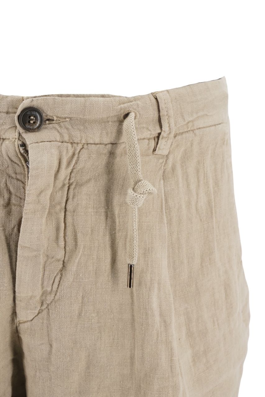 Pantaloncino 40Weft in Lino / Beige - Ideal Moda