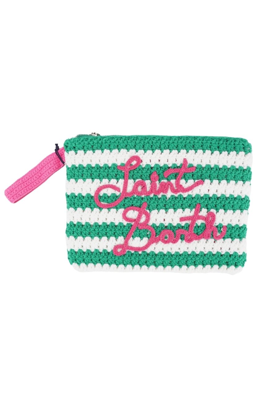 Pochette in Crochet Mc2 Saint Barth / Verde - Ideal Moda
