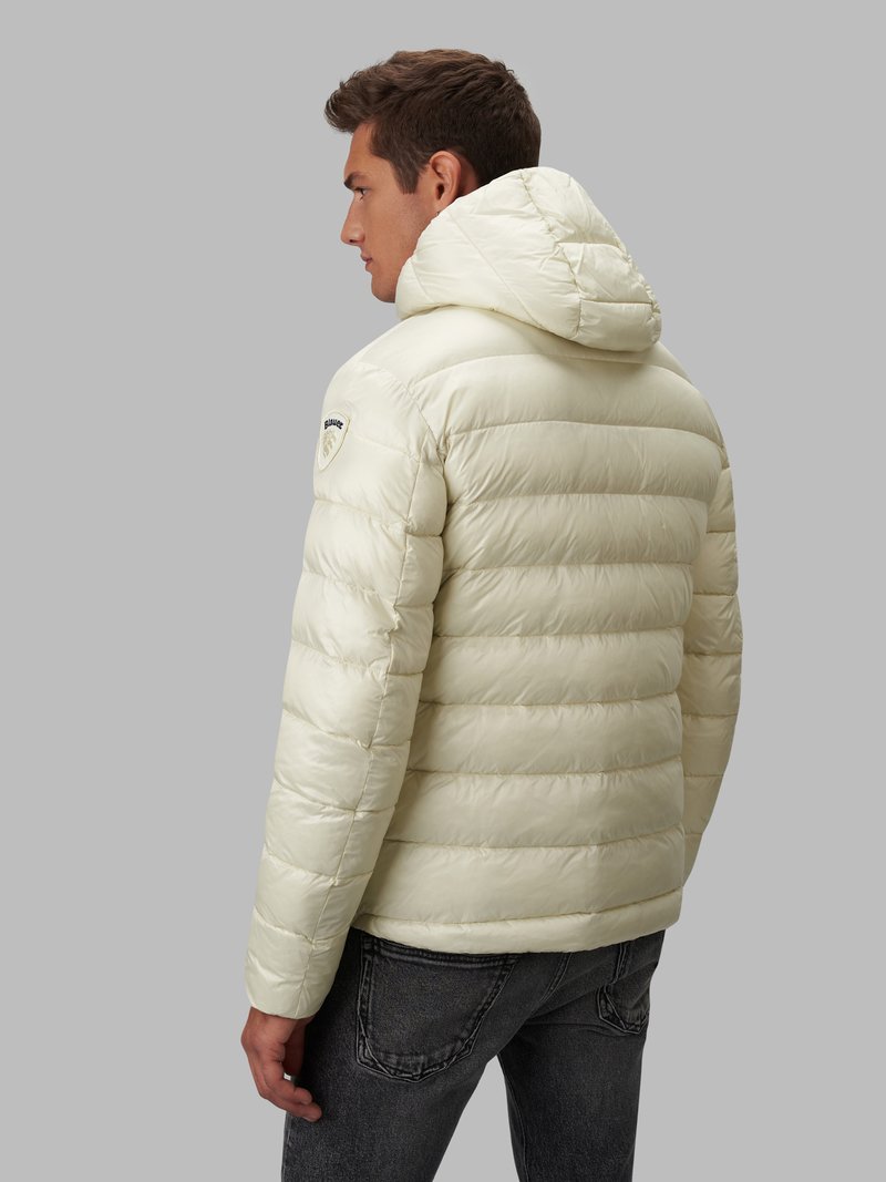 Giubbino in Nylon Eco Blauer / Bianco - Ideal Moda