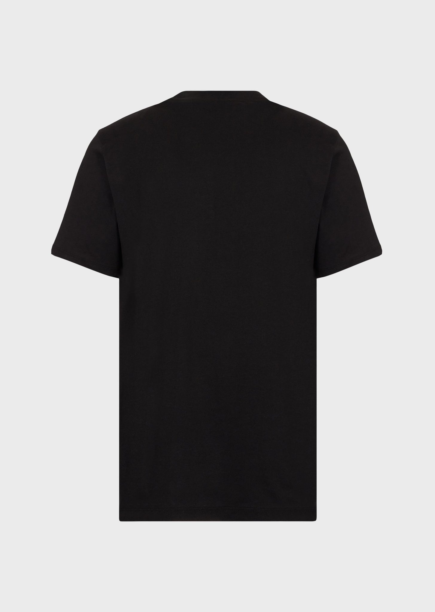 T-Shirt in jersey di cotone con maxi aquila / Nero - Ideal Moda