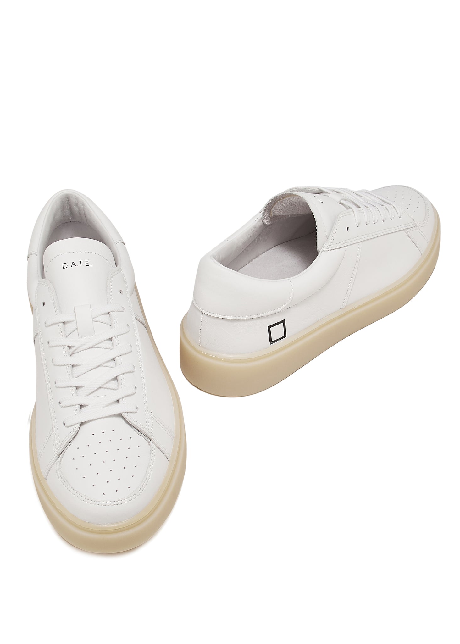 Sneaker Ponente Calf DATE / Bianco - Ideal Moda
