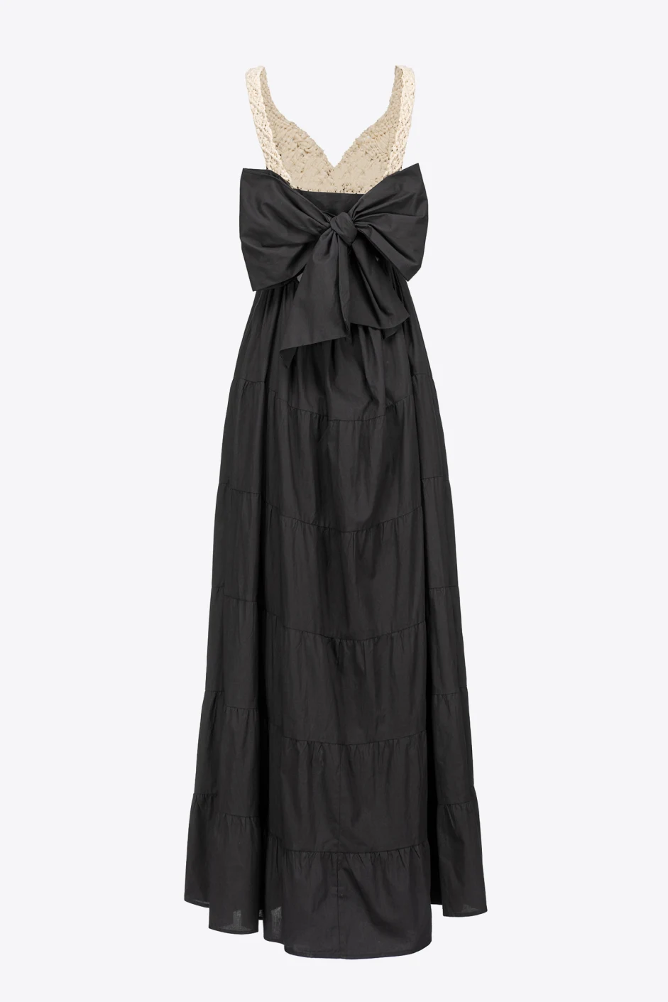 Pinko Dress with Maxi Bow / Black