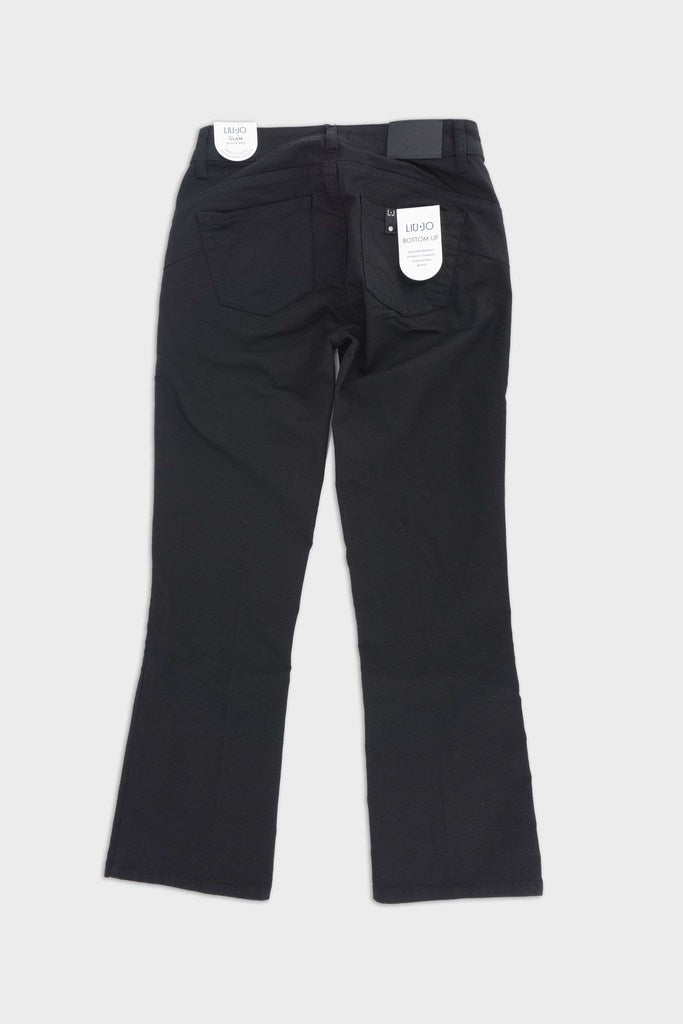 Pantalone cropped / Nero - Ideal Moda