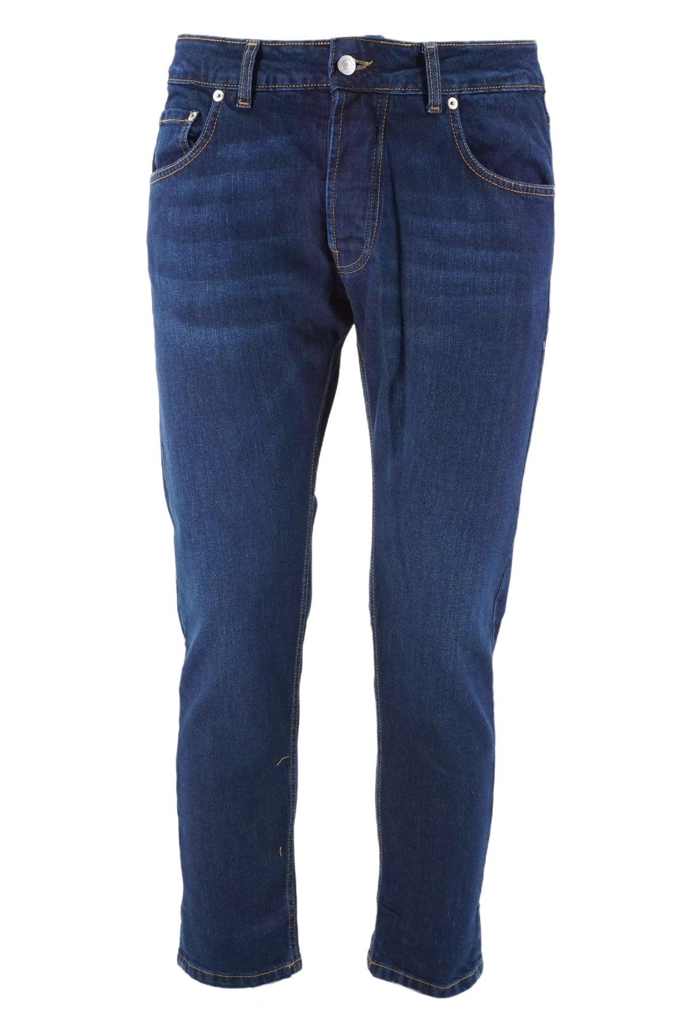 Jeans Slim Fit Labelruote / Jeans - Ideal Moda