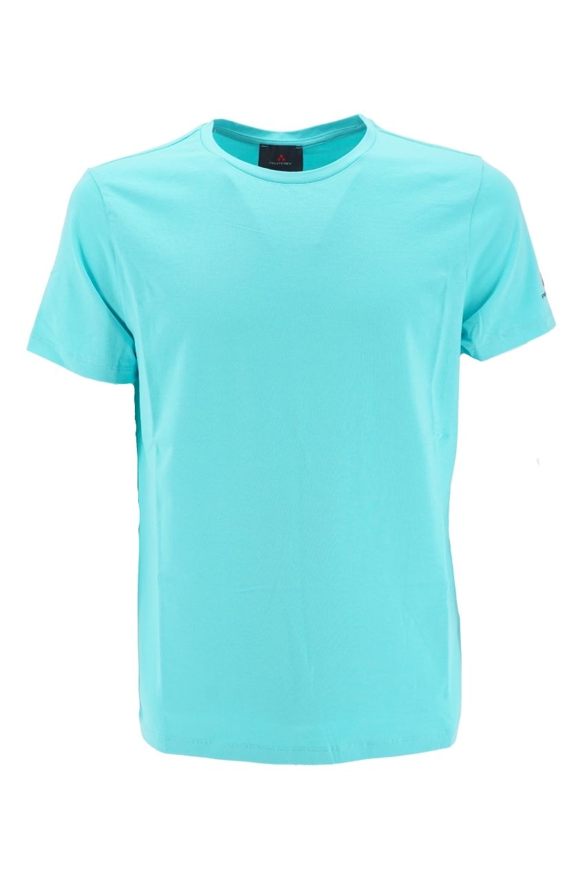 T-Shirt Peuterey con Logo / Azzurro - Ideal Moda
