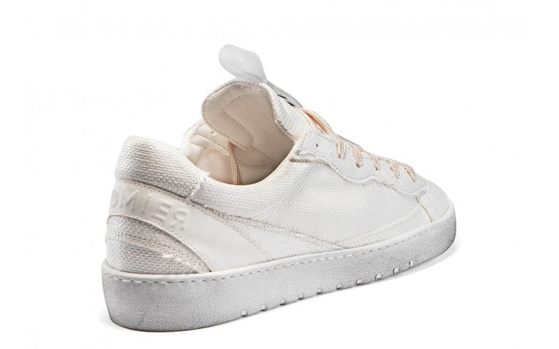 Sneaker in rafia / Bianco - Ideal Moda