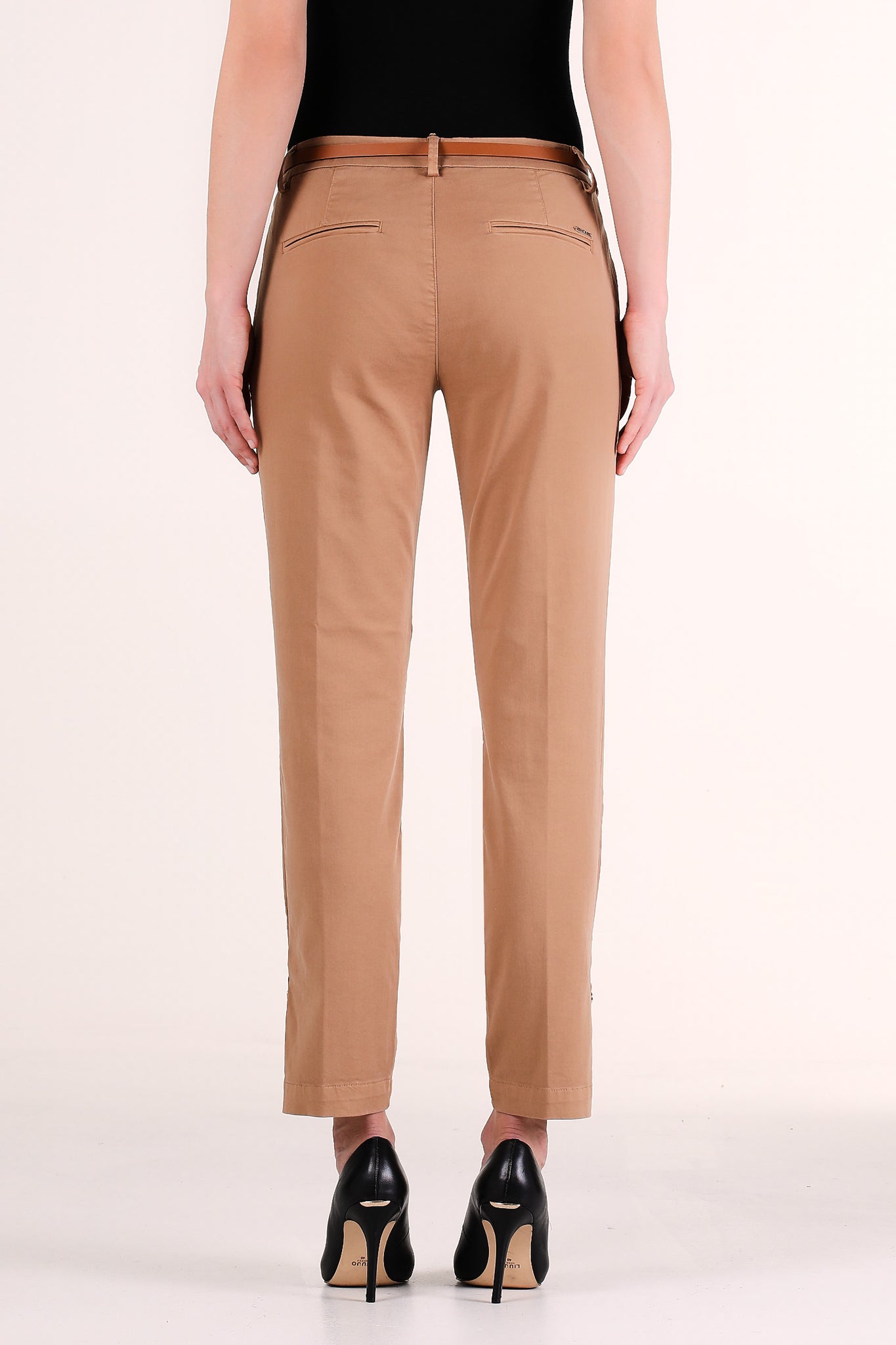 Pantalone Liu Jo in Cotone / Beige - Ideal Moda