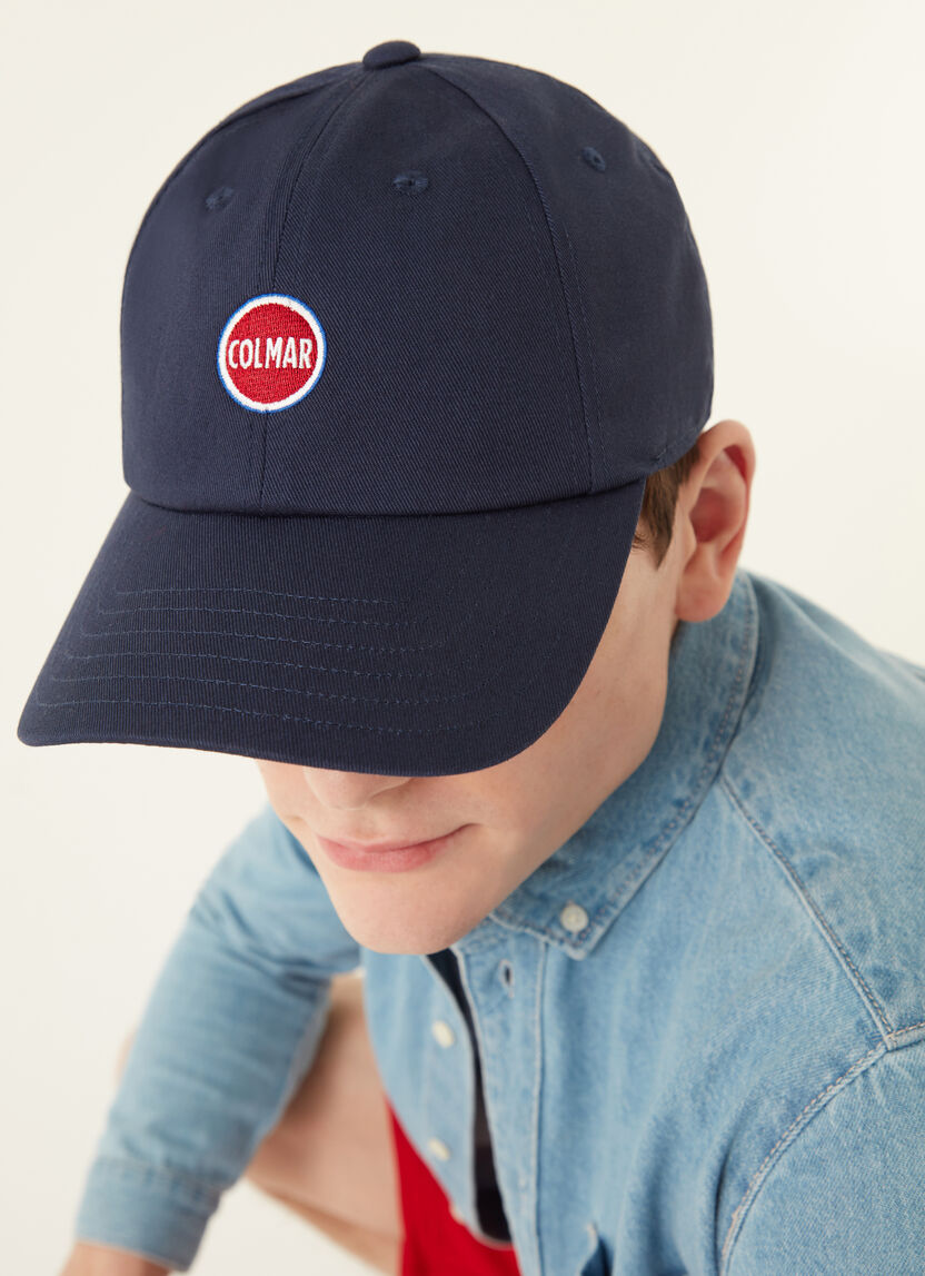 Cappello Unisex con Logo / Blu - Ideal Moda