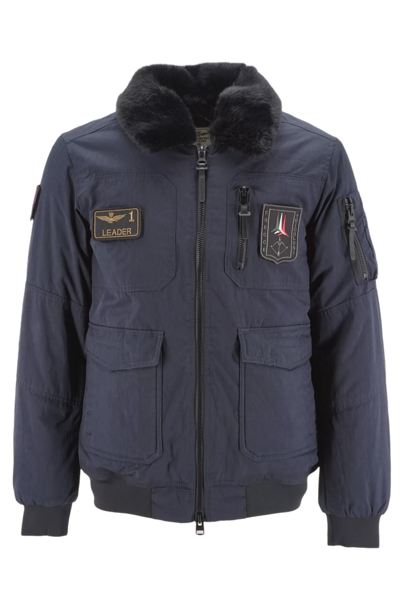 Veste Anti-G Aeronautica Militare Bleue - Taille 46 - Blouson Aviateur