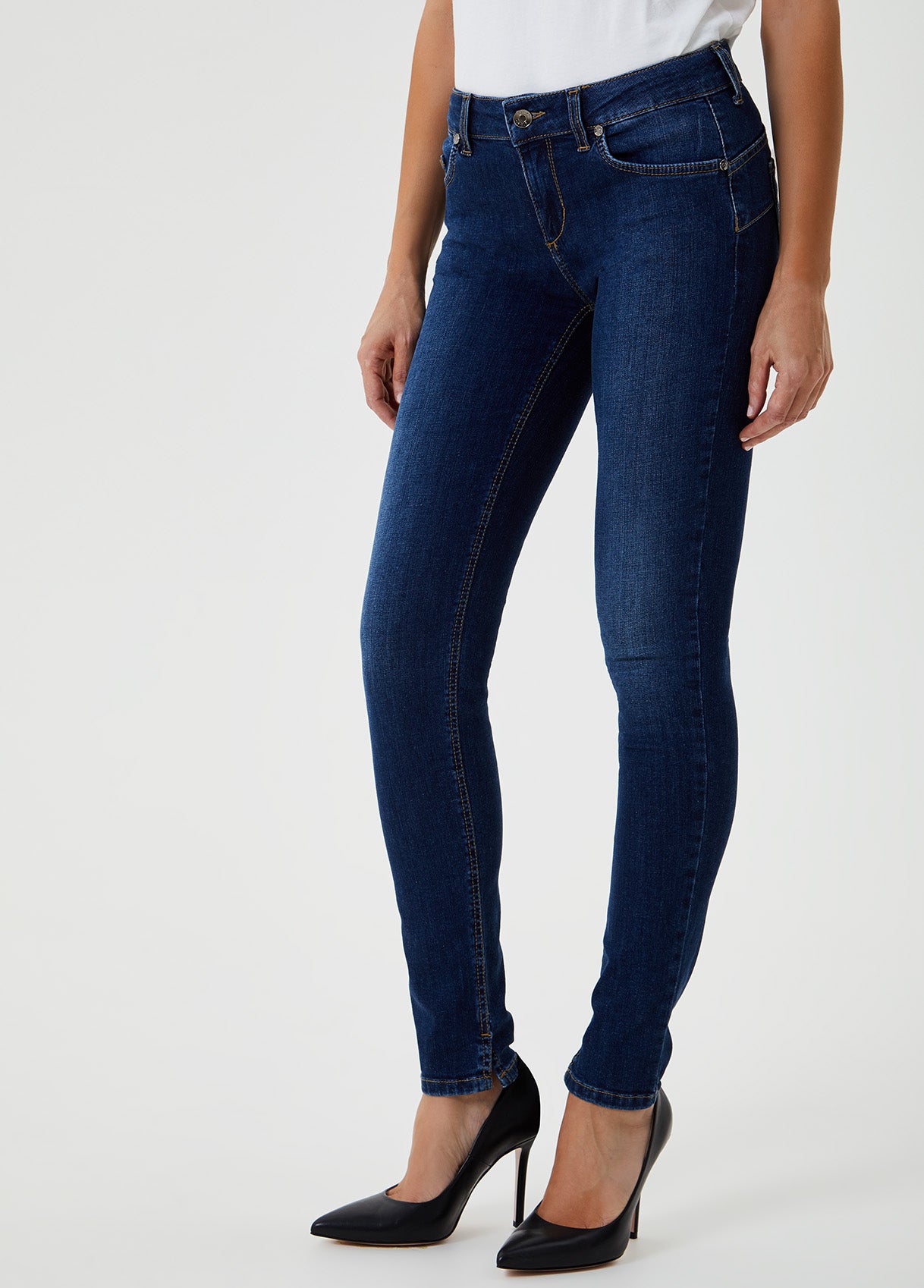 Jeans skinny con stelle gioiello / Jeans - Ideal Moda