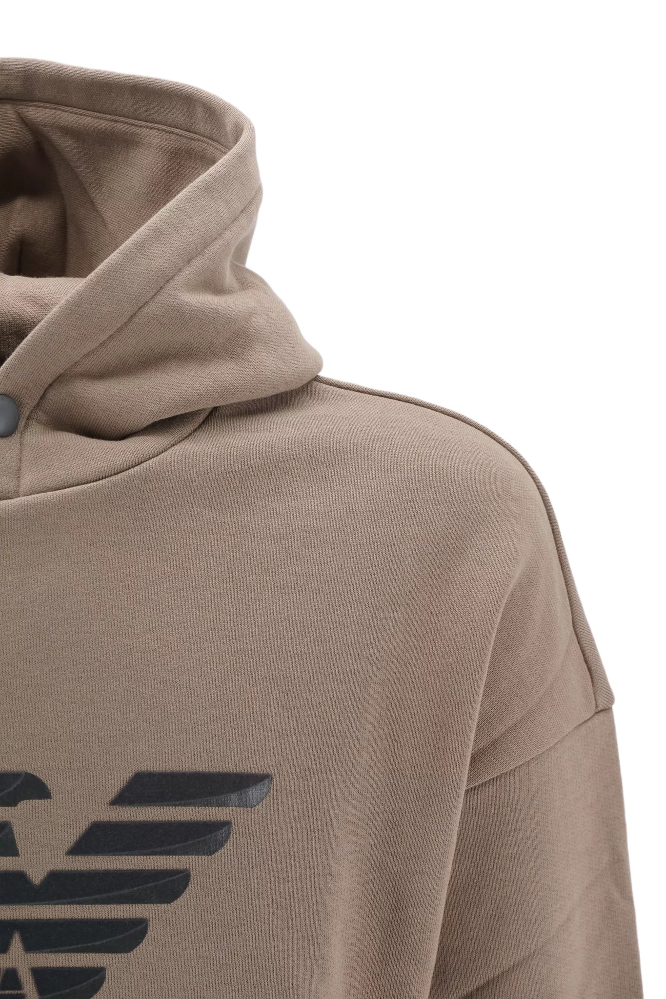 Hoodie with Emporio Armani Logo / Beige