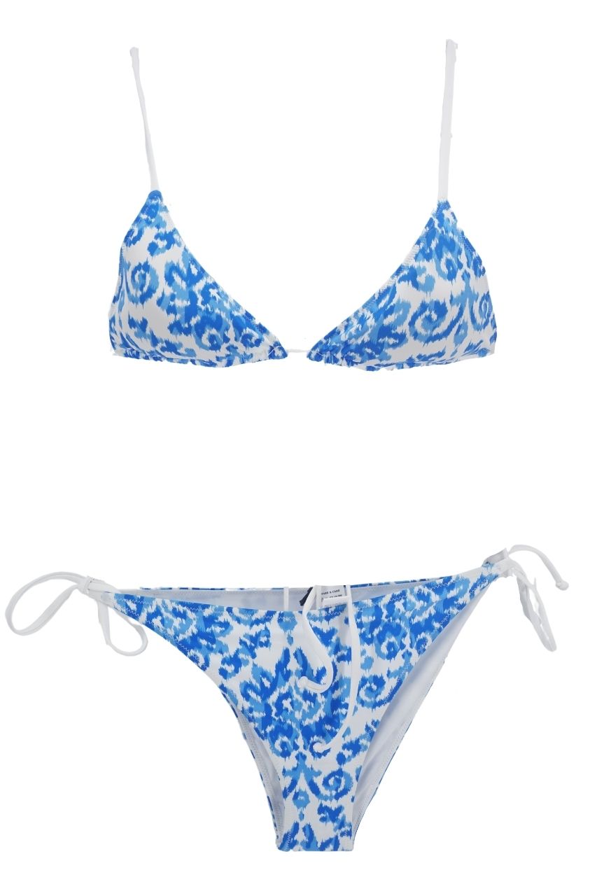 Bikini a Fantasia Mc2 Saint Barth / Azzurro - Ideal Moda
