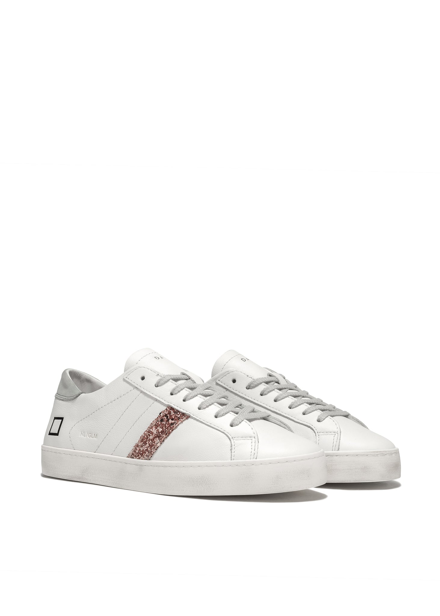 Sneaker DATE Hill Low Glam / Bianco - Ideal Moda