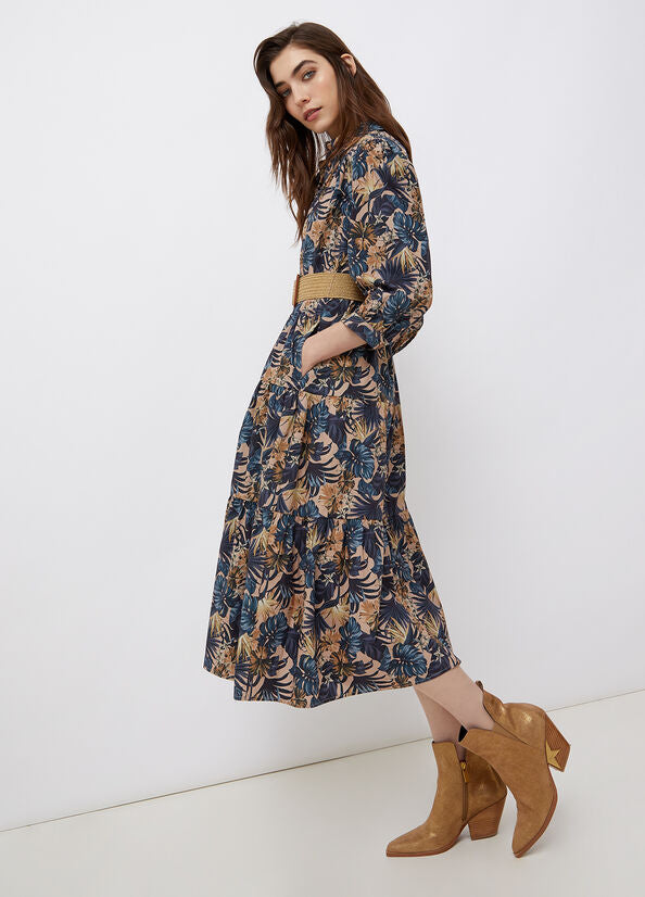 Liu Jo Dress in Poplin / Brown Liu Jo Dress in Poplin / Brown