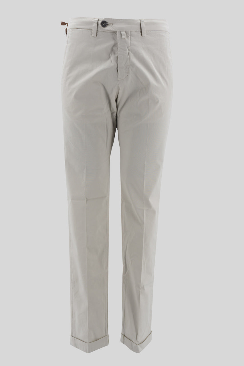 Pantalone Slim Fit / Beige - Ideal Moda
