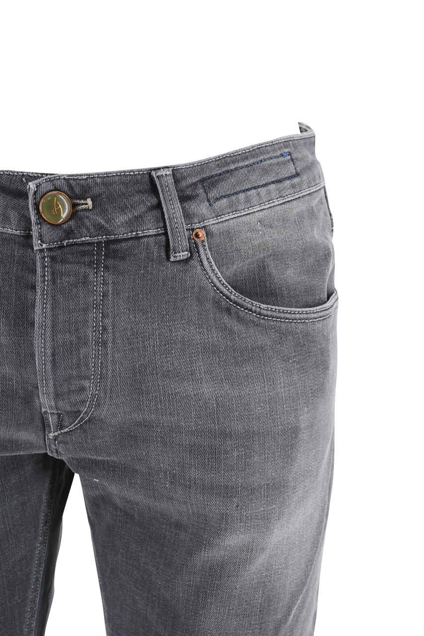 Jeans Hand Picked Regular Fit / Grigio - Ideal Moda
