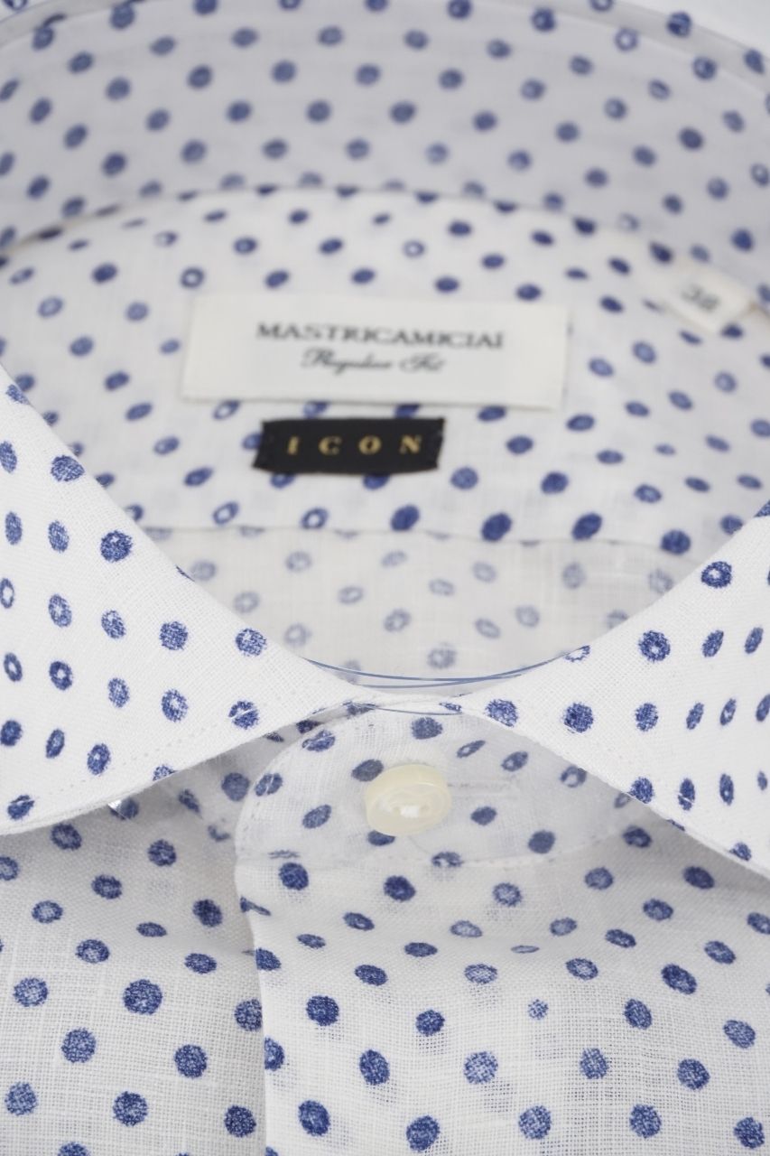 Camicia Mastricamiciai in Lino / Bianco - Ideal Moda