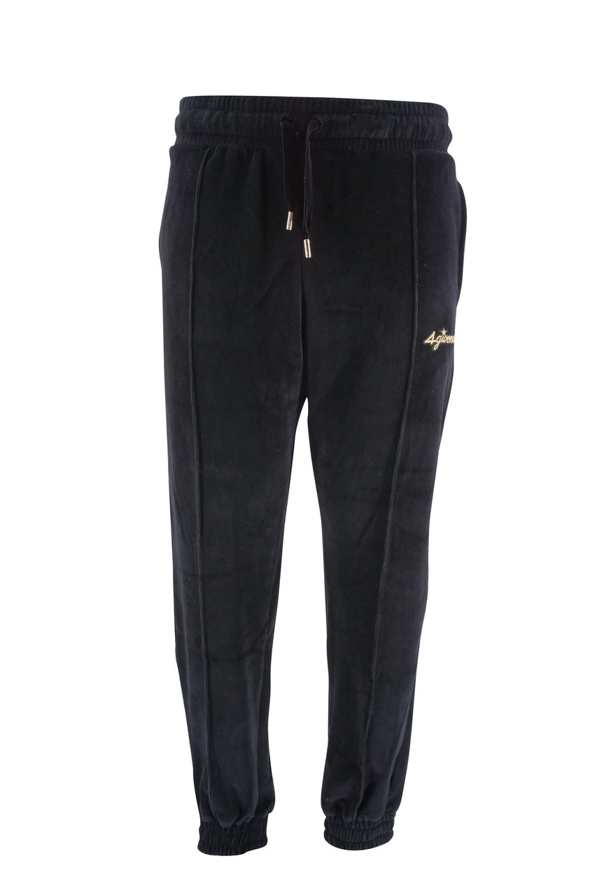 Pantalone 4Giveness in Tuta / Nero - Ideal Moda