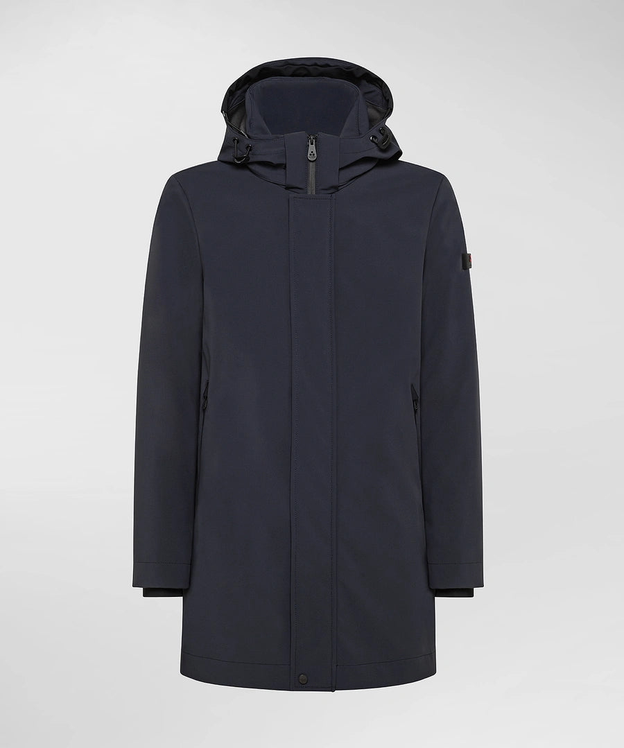 Trench in Tessuto Tecnico Peuterey / Blu - Ideal Moda