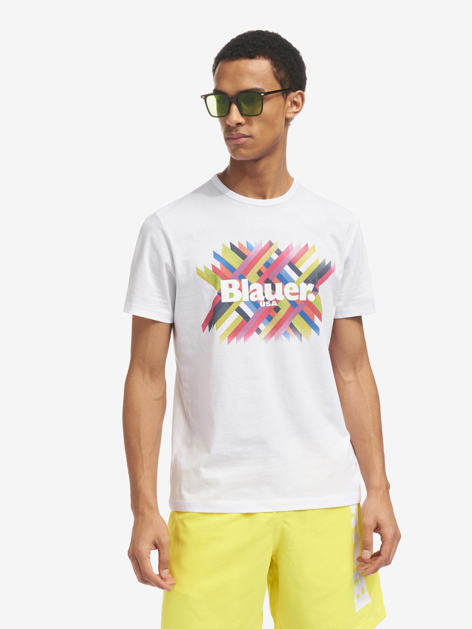 T-Shirt Multicolor / Bianco - Ideal Moda
