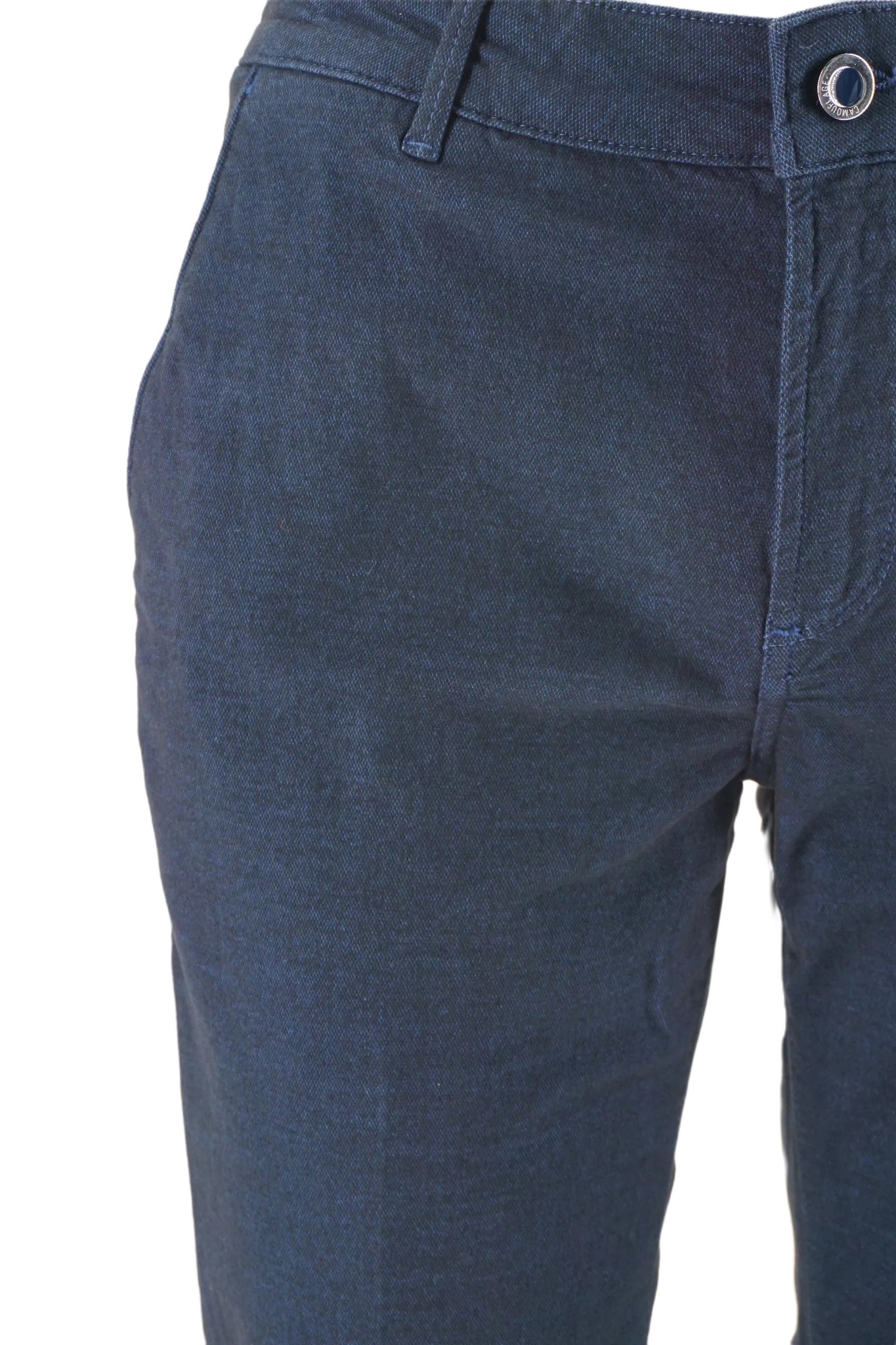 Pantalone Slim Fit Camouflage / Blu - Ideal Moda