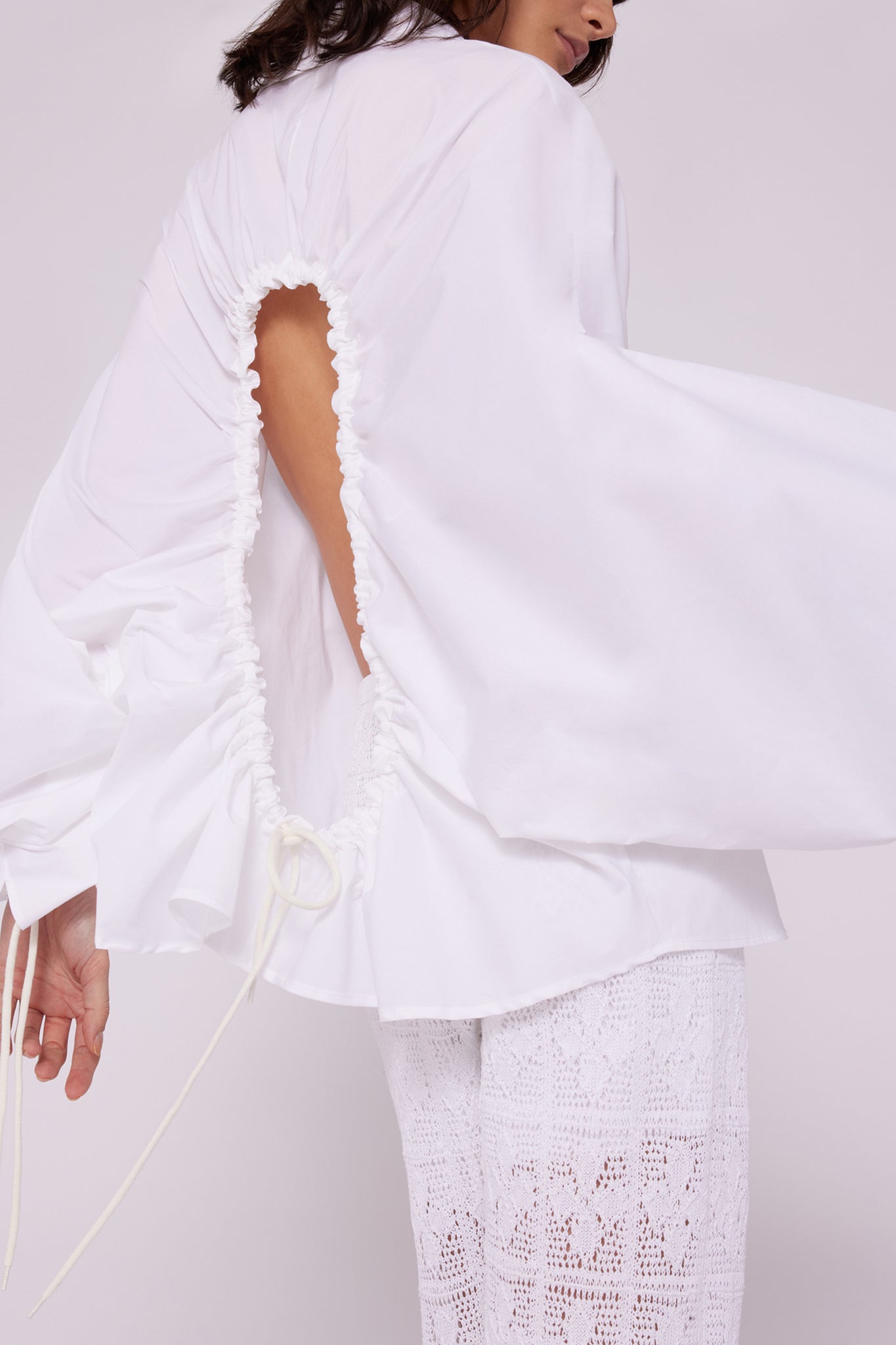 Camicia Over in Cotone Liviana Conti / Bianco - Ideal Moda