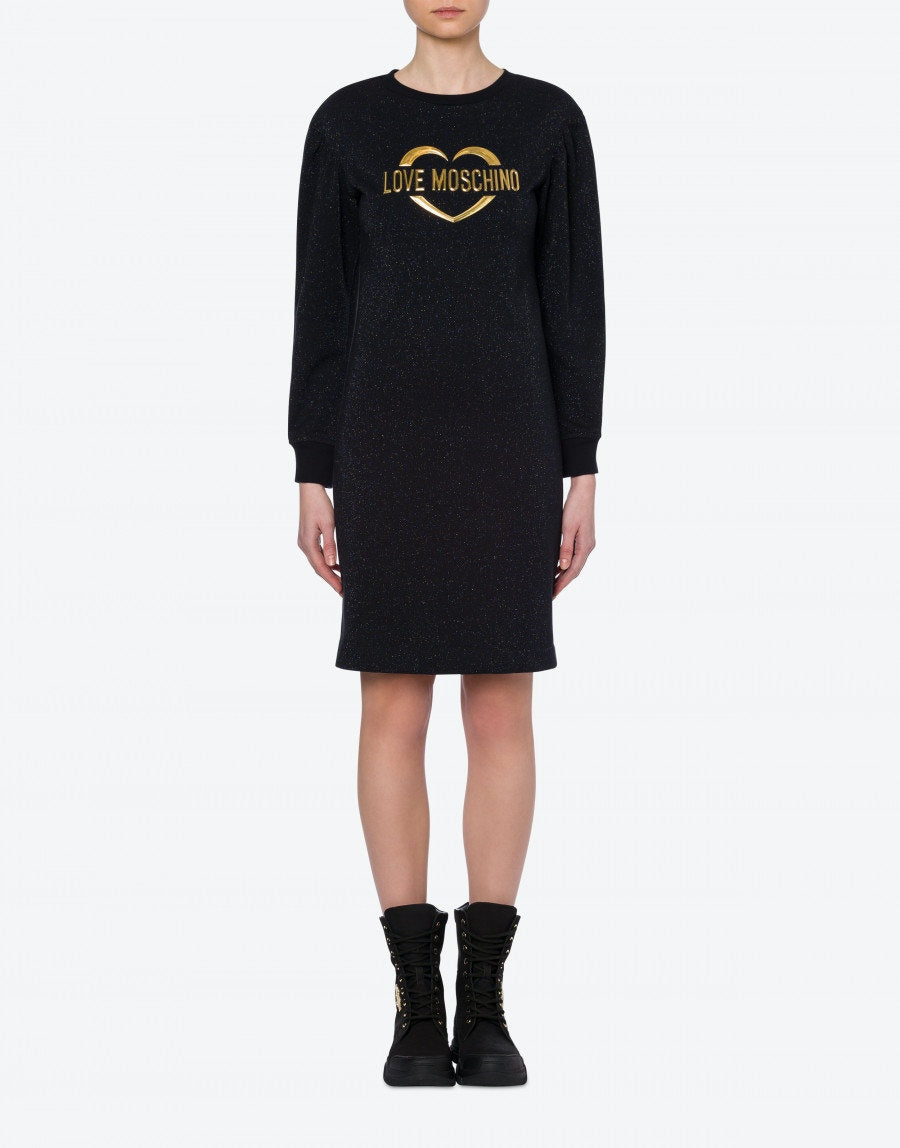 Abito Love Moschino con Logo / Nero - Ideal Moda