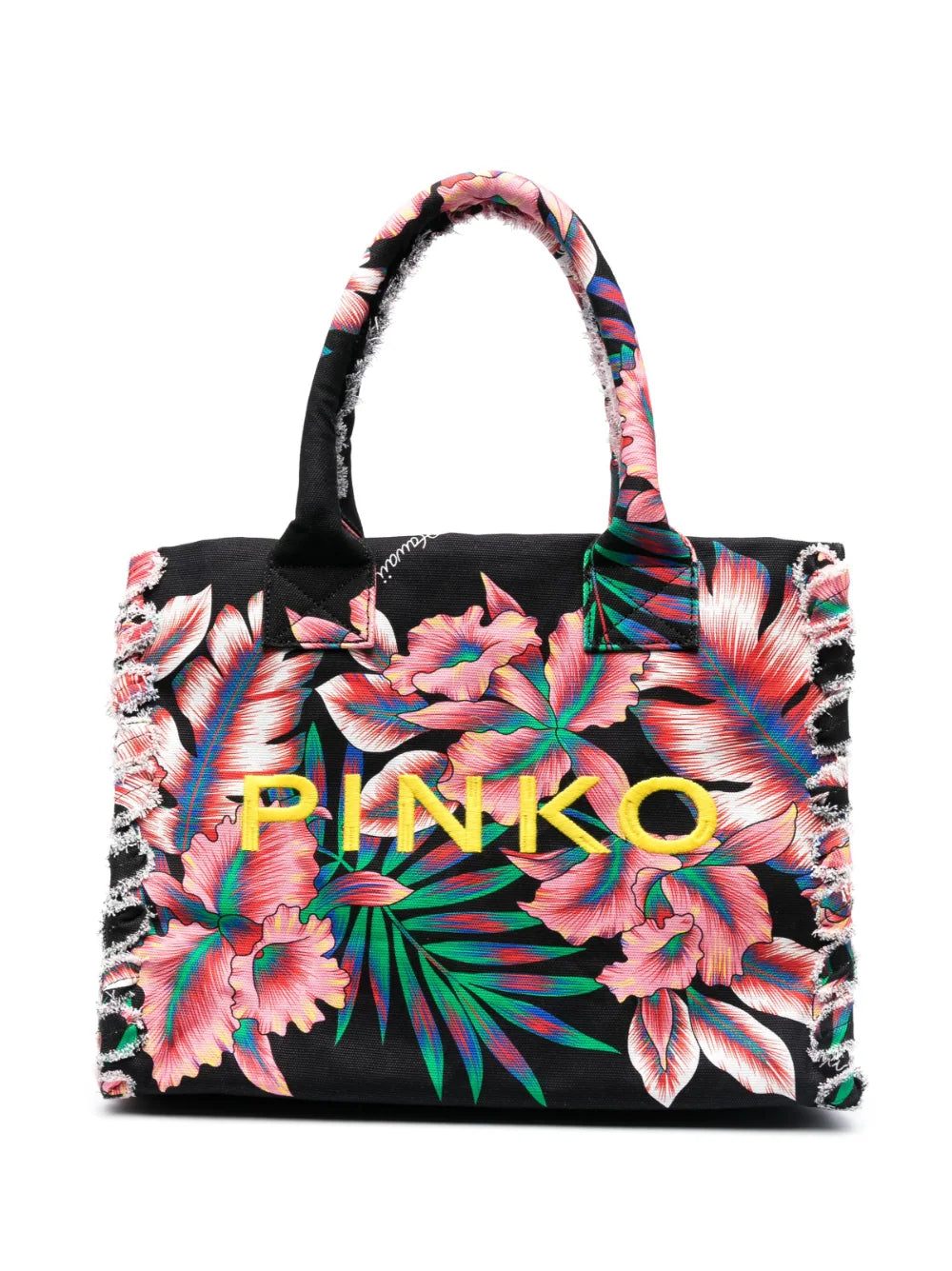 Borsa Shopper in Canvas Pinko / Nero - Ideal Moda