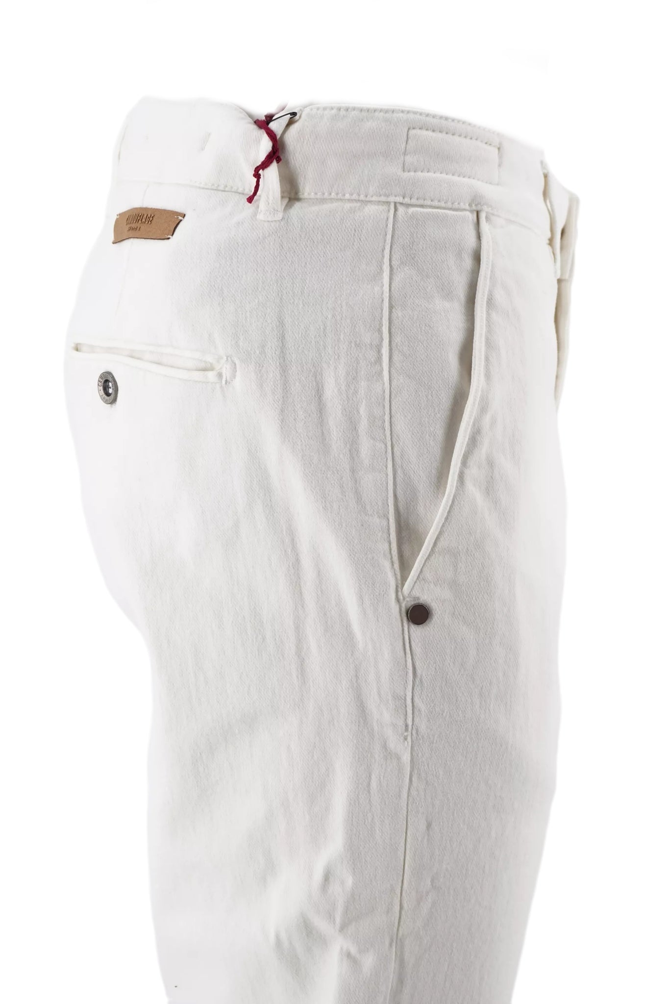 Pantalone Chinos Bianco Camouflage / Bianco - Ideal Moda