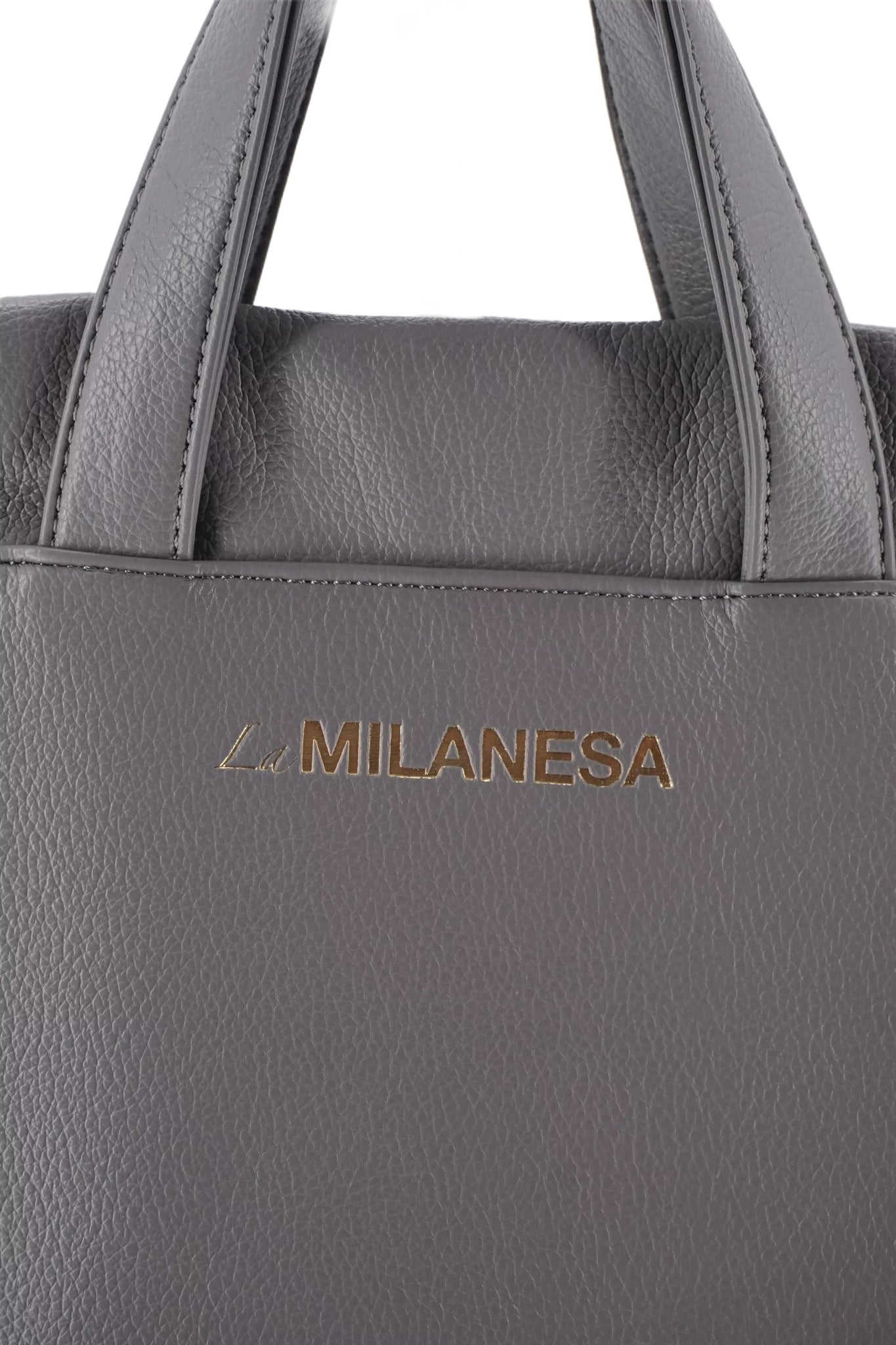 Zaino con Logo La Milanesa / Grigio - Ideal Moda