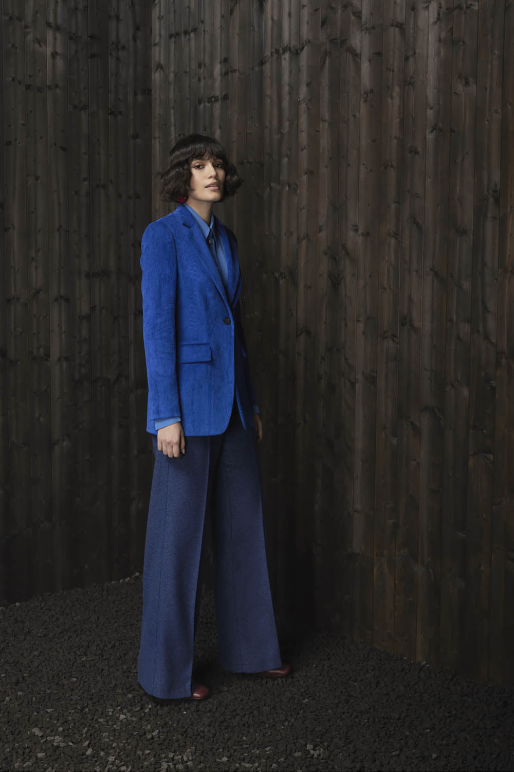 Giacca Monopetto in Velluto Skills & Genes / Bluette - Ideal Moda