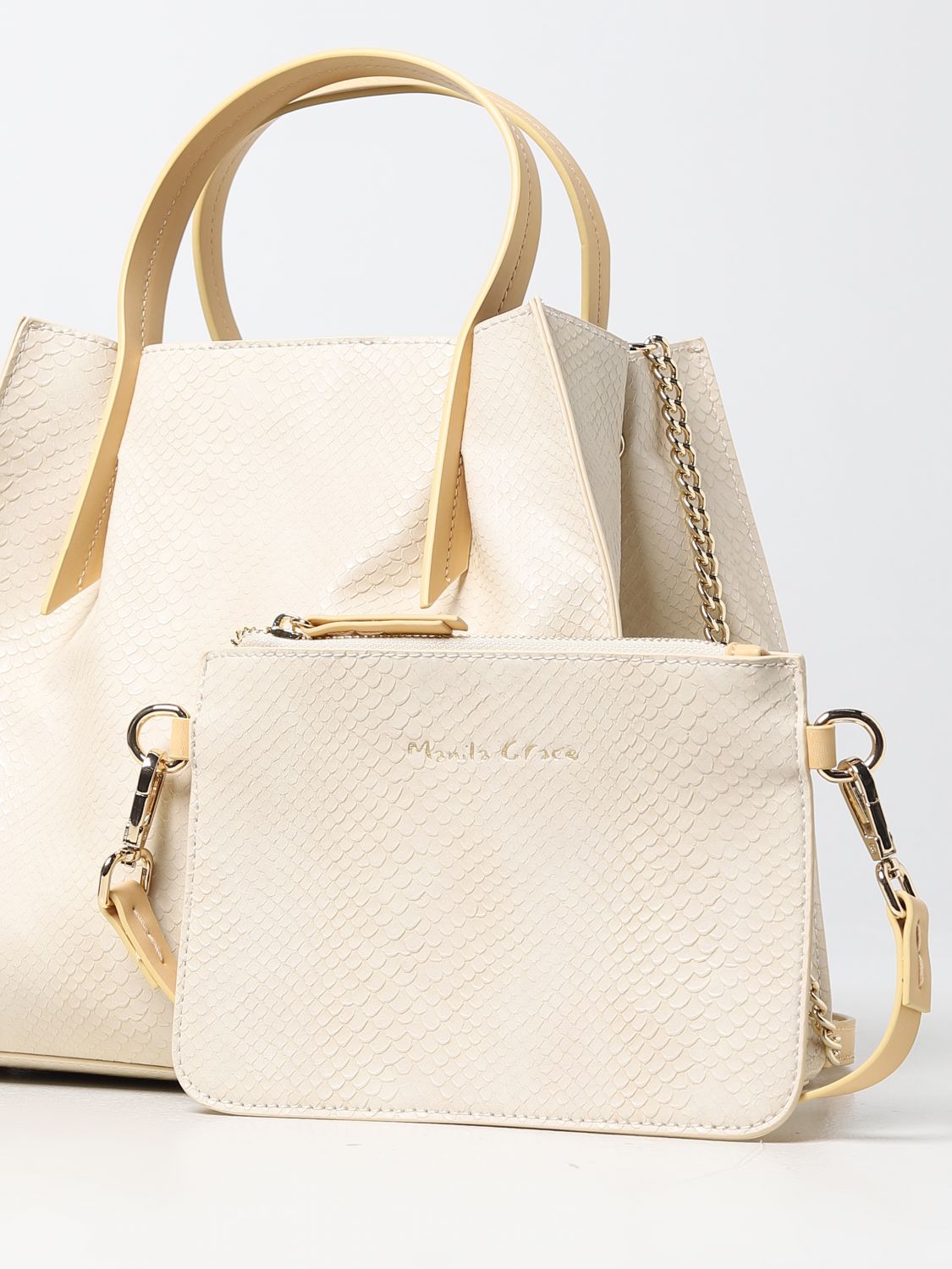 Borsa Manila Grace Nera Manila Grace Pochette Tracollina-Pochette