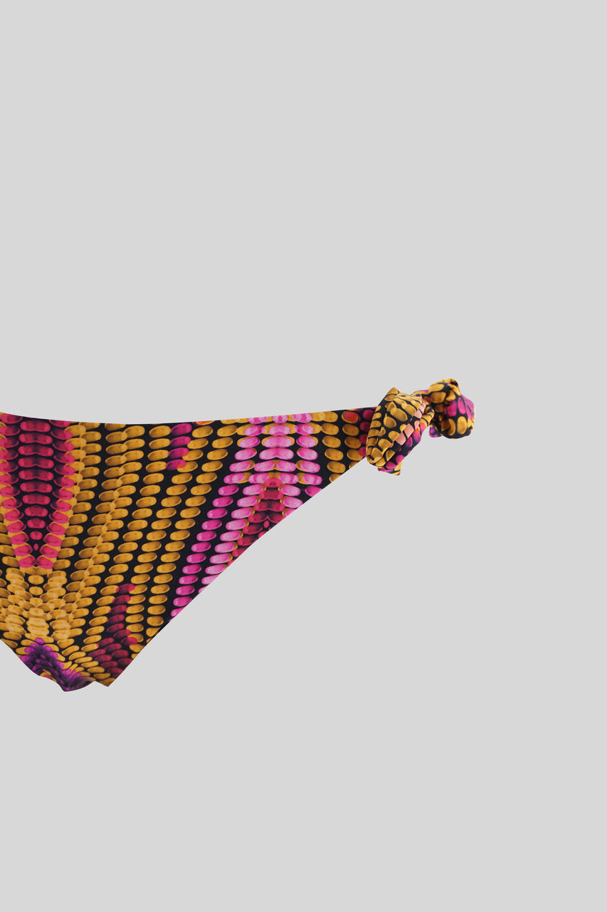 Bikini a Fascia con Accessori Metallici / Multicolor - Ideal Moda