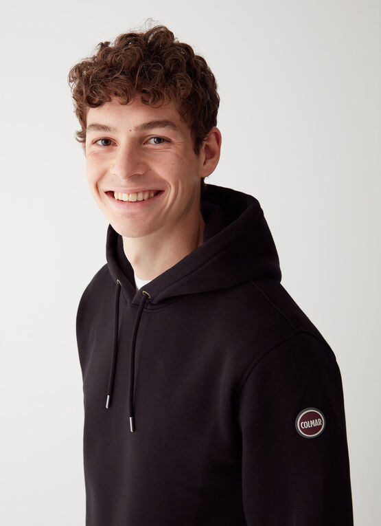 Felpa con Cappuccio Colmar / Nero - Ideal Moda